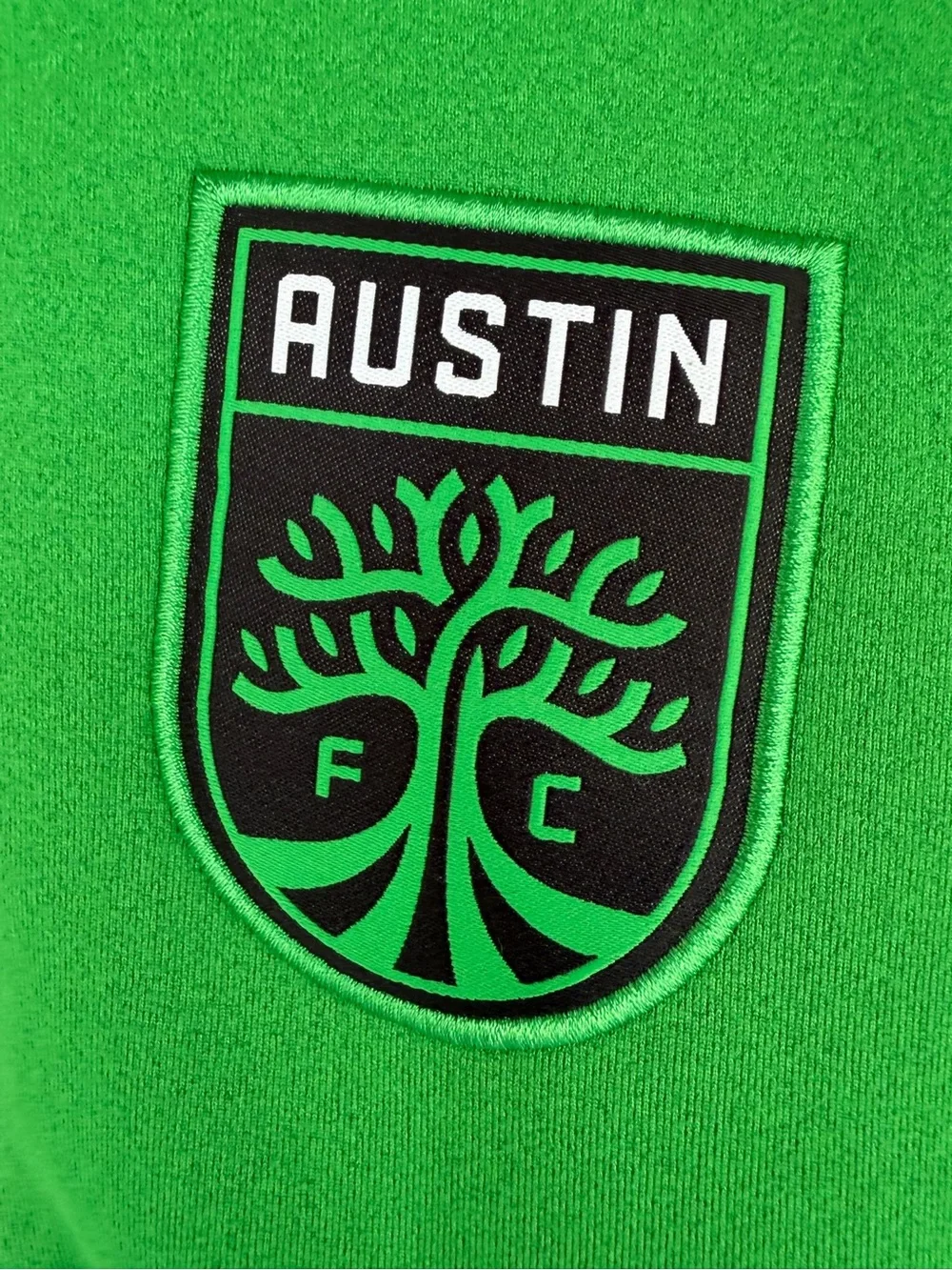 Austin FC Adidas Performance Hooded Jacket with Black Accents